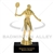 Badminton Trophy Award Female Figurine