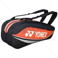 Yonex 7526-EX Orange Badminton Tennis 6 Rackets Bag