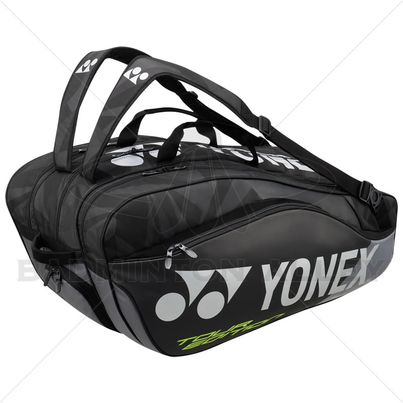 Yonex Pro x 9 Tennis Bag - Black/Green/Purple