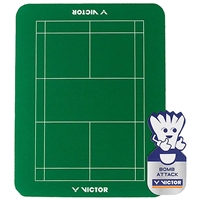 Victor Badminton Court Mousepad Souvenir GREEN