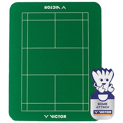 Victor Badminton Court Mousepad Souvenir GREEN