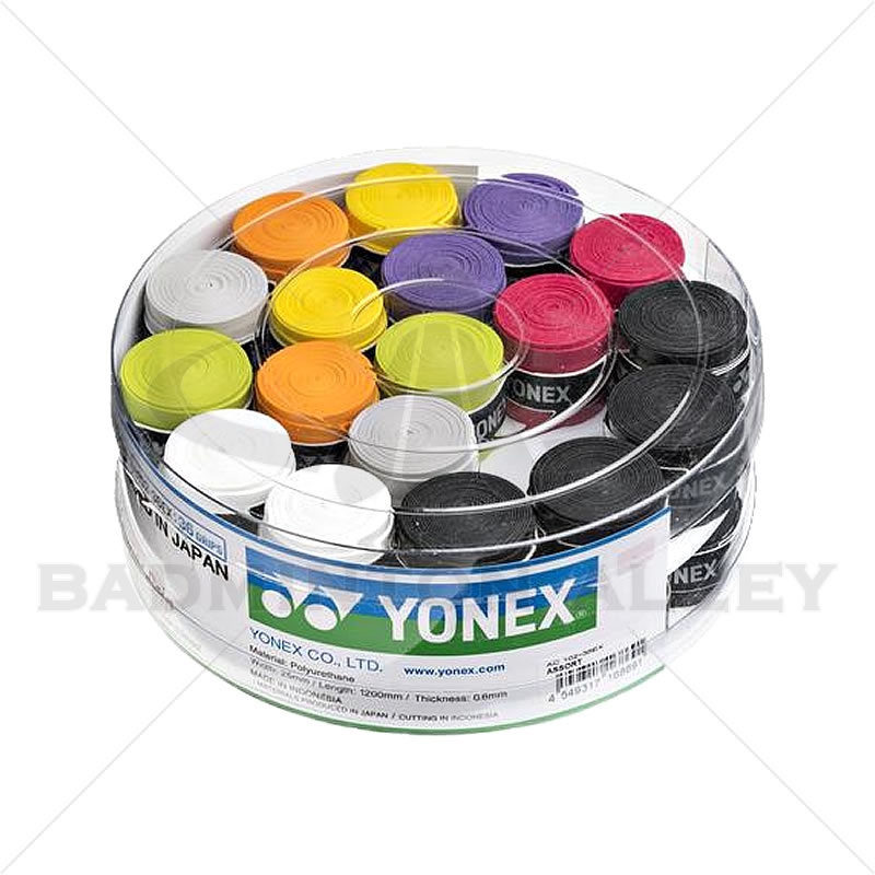 Yonex Super Grap Overgrip Bucket of 36 (AC102EX-36) Assorted Colors
