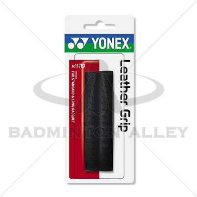 Yonex Synthetic Leather Black Replacement Grip (AC-117EX)