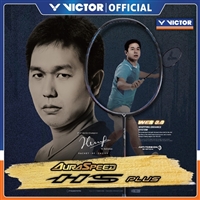 Victor AuraSpeed Hypersonic Plus Hendra Setiawan (ARS-HS-PLUS-HENDRA) Dull Black Badminton Racket Victor AuraSpeed Hypersonic Plus Hendra Setiawan (ARS-HS-PLUS-HENDRA) Dull Black Badminton Racket