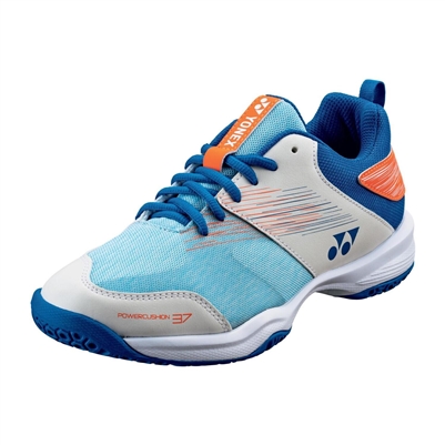 Yonex Power Cushion 37 White Blue Badminton Shoes