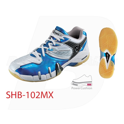 Yonex SHB-102 MX 2011 Metallic Blue Men Badminton Shoes