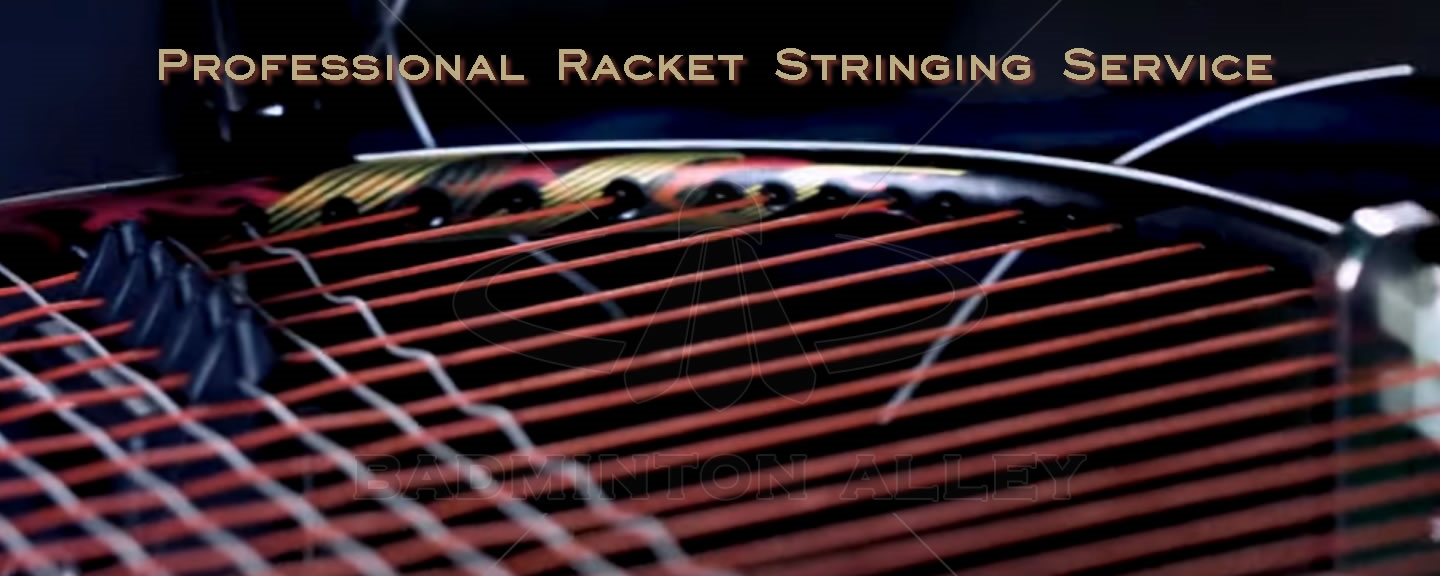 Restring badminton best sale racket